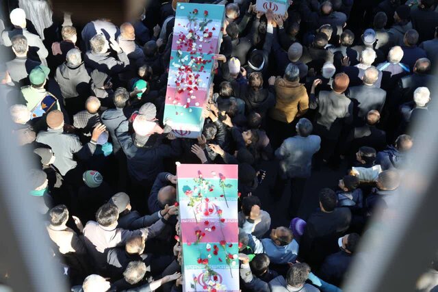 تشییع شهدای گمنام در خراسان جنوبی