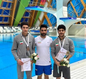 مدال برنز شیرجه هماهنگ ایران در مسابقات روسیه/ شکسته شدن رکورد ملی ایران در بوندسلیگا