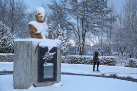 بارش اولین برف سال ۱۴۰۲ در اردبیل