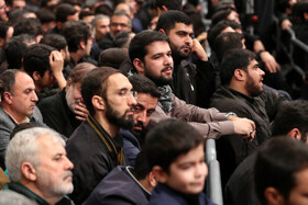 آخرین شب عزاداری شهادت حضرت فاطمهزهرا سلاماللهعلیها در حسینیه امام خمینی(ره)