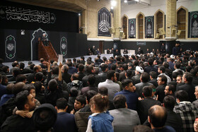 آخرین شب عزاداری شهادت حضرت فاطمهزهرا سلاماللهعلیها در حسینیه امام خمینی(ره)