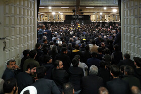 آخرین شب عزاداری شهادت حضرت فاطمهزهرا سلاماللهعلیها در حسینیه امام خمینی(ره)