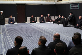 آخرین شب عزاداری شهادت حضرت فاطمهزهرا سلاماللهعلیها در حسینیه امام خمینی(ره)