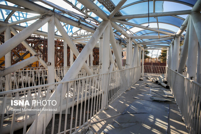 پله‌هایی که زمان‌هایی جنبه تکریم داشت، اما حالا بی مدیریت رها شده‌اند!