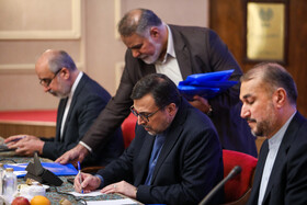 حضور حسین امیرعبداللهیان وزیر امور خارجه در همایش «سیاست آسیایی و همسایگی جمهوری اسلامی ایران»