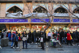 حال و هوای تهران در آستانه شب یلدا - بازار بزرگ تهران