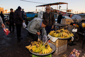 حال هوای بازار مشهد در شب یلدا