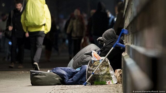 معضل فقر و افزایش تعداد افراد بی‌خانمان در آلمان