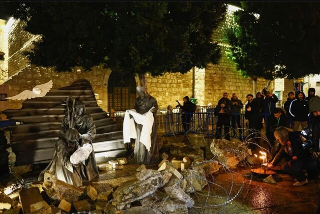 زادگاه مسیح(ع) غرق در اندوه؛ مسیحیان با شهدای غزه ابراز همدردی کردند