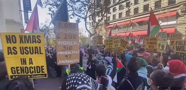 تداوم راهپیماییهای جهانی در حمایت از مردم فلسطین