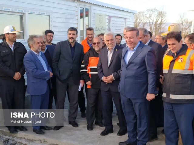 بازدید رئیس سازمان راهداری از پل مرزی آستارای ایران و آذربایجان
