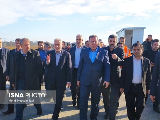 بازدید رئیس سازمان راهداری از پل مرزی آستارای ایران و آذربایجان