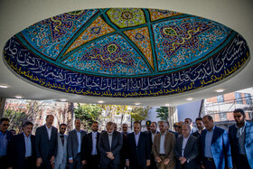 احمد وحیدی، وزیر کشور در حاشیه رونمایی از طرحها و اقدامات فناوری اطلاعات سازمان ثبت احوال