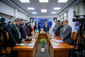 احمد وحیدی، وزیر کشور در مراسم رونمایی از طرحها و اقدامات فناوری اطلاعات سازمان ثبت احوال