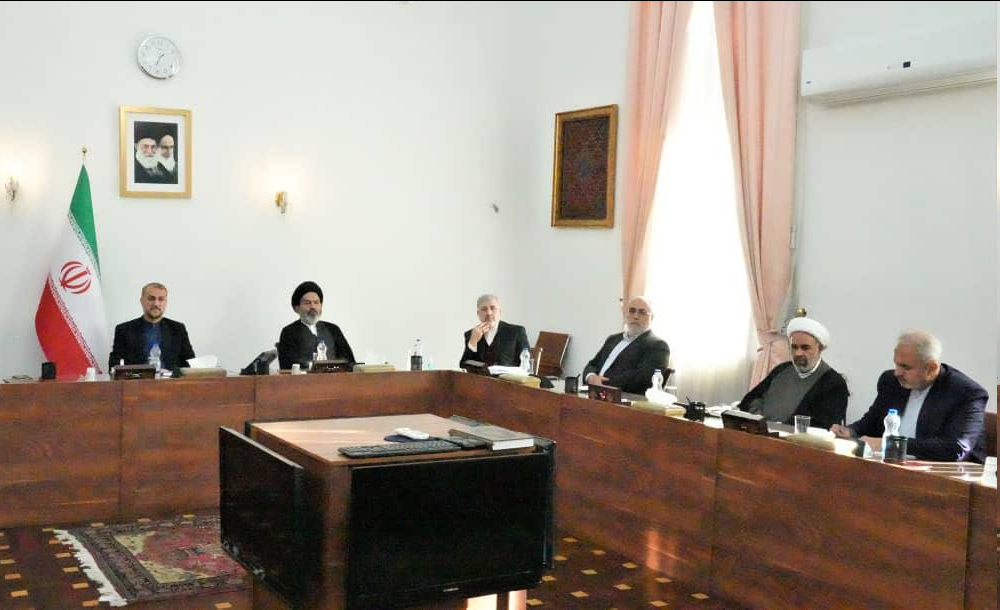 جلسه مشترک وزارت خارجه و نهادهای مرتبط با حج در وزارت امور خارجه