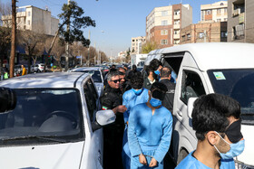 بازسازی صحنه جرم عاملان حمله به دو مرکز درمانی در جنوب تهران