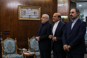 جواد اوجی، وزیر نفت در دیدار معاون اول رئیس جمهور با وزیر نفت عراق