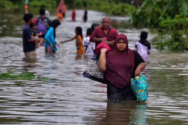 سیل در مالزی و تایلند؛ هزاران نفر آواره شدند