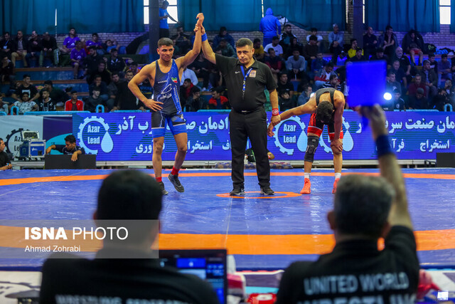 تصویر آرشیوی است. خوزستان قهرمان کشتی فرنگی ایران شد