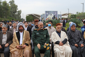 تشییع و خاکسپاری پیکر شهید گمنام در صدا وسیمای استان خوزستان