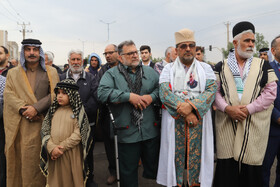 تشییع و خاکسپاری پیکر شهید گمنام در صدا وسیمای استان خوزستان