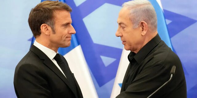 ماکرون در تماس با نتانیاهو خواستار برقراری «آتش‌بس پایدار» شد
