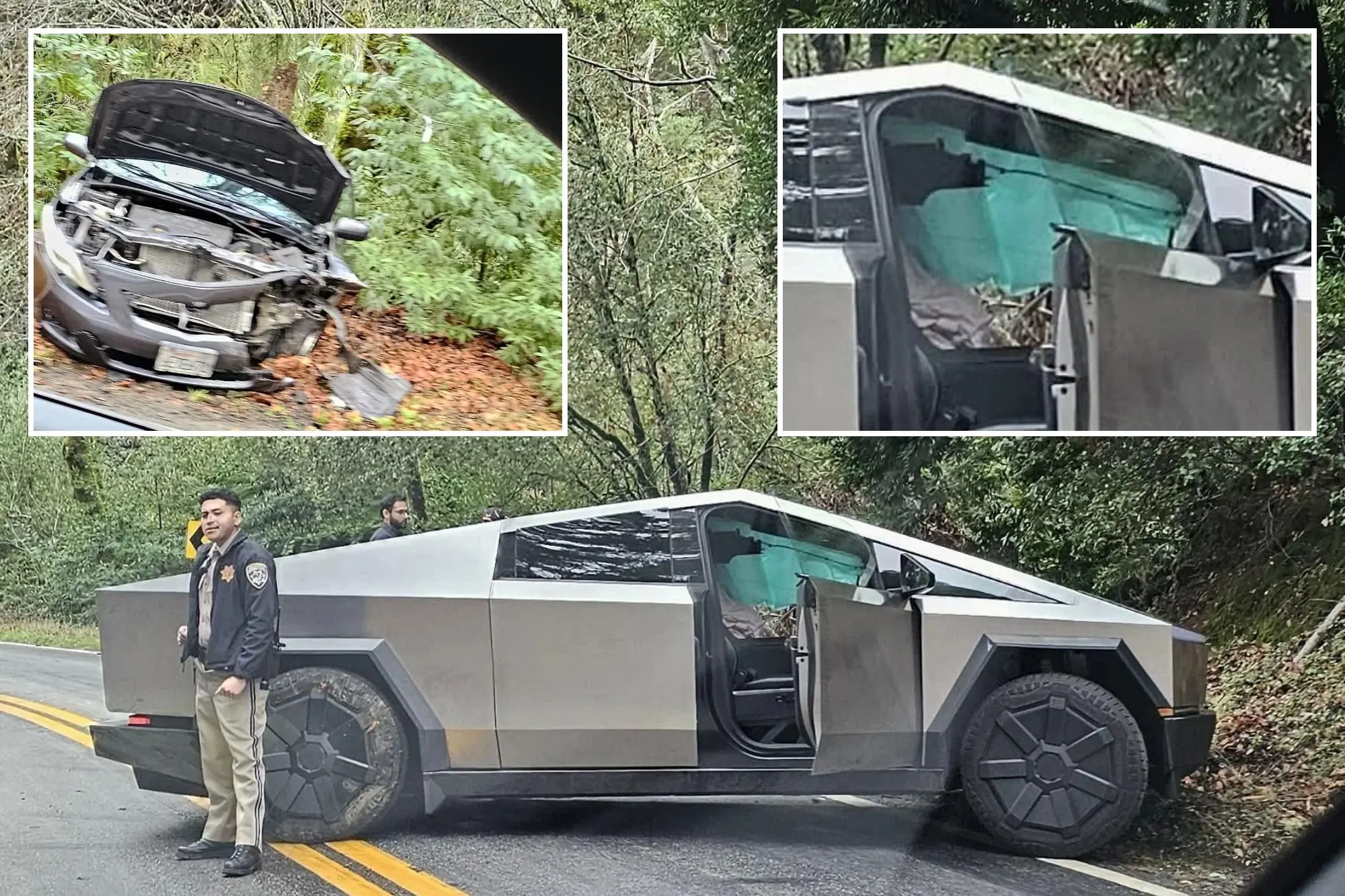 اولین تصادف سایبرتراک رقم خورد