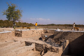 دوشان تپه به معنای«تپه خرگوش» در فاصله حدودا 300 متری شمال غرب تپه مرتفع ازبکی به طول ۱۵۰ و عرض ۱۰۰ و ارتفاع ۴ متر قرار گرفته است. در طول پنج فصل کاوش در دوشان تپه از سال 1377 تا 1381 دو دوره فرهنگی مهم شامل عصر آهن ۳ (دوره ماد) و عصر آهن ۲ به دست آمدند که پربارترین مدارک معماری از دوره دوم عصر آهن ۲ در سه لایه به دست آمد.