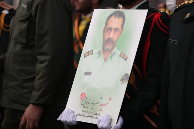 تشییع پیکر شهید مدافع امنیت در کرمانشاه