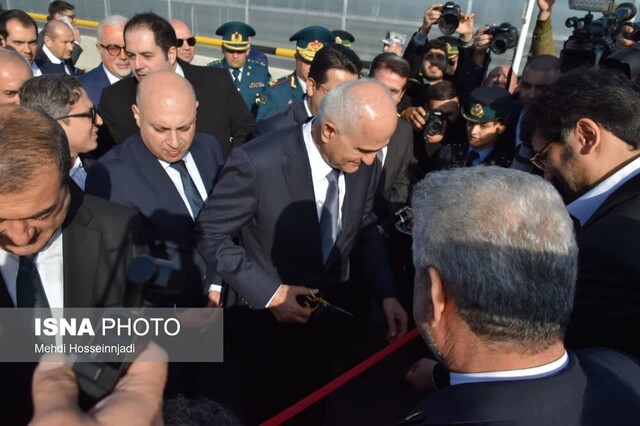 پل مرزی مشترک اتومبیل رو و سایت موقت پایانه مرزی آستارا افتتاح شد