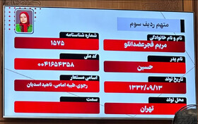 معرفی متهمان دادگاه منافقین/ مریم رجوی متهم ردیف سوم