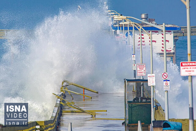 ویدیو/ طوفان آخرالزمانی کالیفرنیا ویدیو/ طوفان آخرالزمانی کالیفرنیا