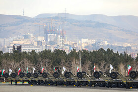 مراسم الحاق ۱۰۰ دستگاه تریلر تانک‌بر فوق سنگین به نیروی زمینی ارتش