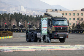 مراسم الحاق ۱۰۰ دستگاه تریلر تانک‌بر فوق سنگین به نیروی زمینی ارتش