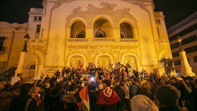 از ژنو تا طنجه، حمایت سراسری از مردم فلسطین همزمان با آغاز سال نوی میلادی
