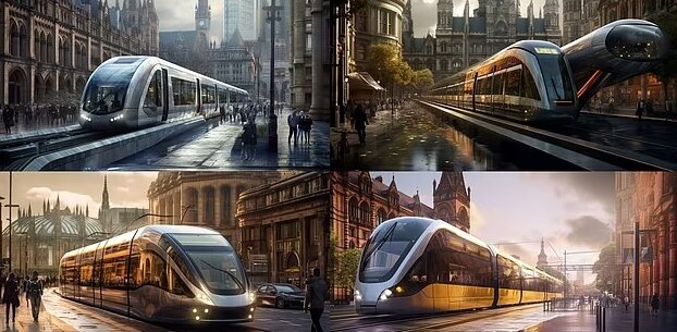 تصاویر هوش مصنوعی از شهرهای بریتانیا در سال ۲۰۵۰