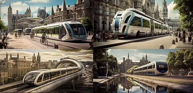 تصاویر هوش مصنوعی از شهرهای بریتانیا در سال ۲۰۵۰
