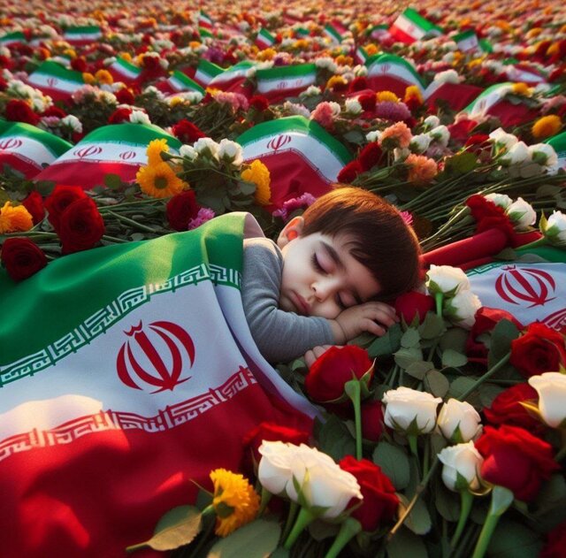 تصاویر هوش مصنوعی از شهدای کودک انفجار تروریستی امروز در کرمان