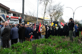 راهپیمایی مردم رشت در محکومیت حمله تروریستی کرمان