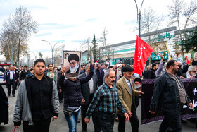 راهپیمایی مردم رشت در محکومیت حمله تروریستی کرمان