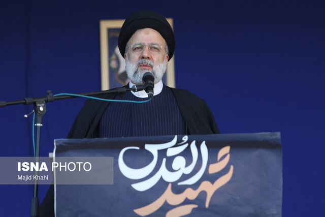رئیسی: زمان و مکان برای انتقام از دشمن را نیروهای ما تعیین خواهند کرد رئیسی: زمان و مکان برای انتقام از دشمن را نیروهای ما تعیین خواهند کرد