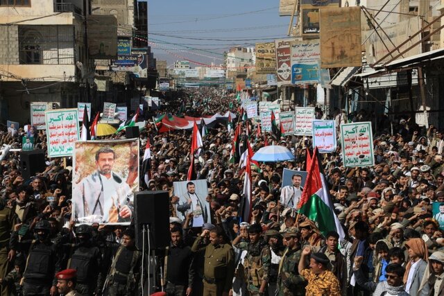 میلیون‌ها یمنی در حمایت از فلسطین راهپیمایی کردند