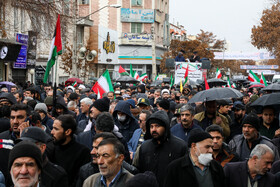 راهپیمایی مردم زنجان و هیات‌های مذهبی در محکومیت اقدام تروریستی شهر کرمان