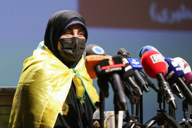 سخنرانی زرین فاطمه مطهری، همسر همرزم شهید قاسم سلیمانی در همایش مرد میدان حقوق بشر