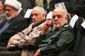 حضور ایرج مسجدی، مشاور عالی فرمانده سپاه قدس در همایش مرد میدان حقوق بشر