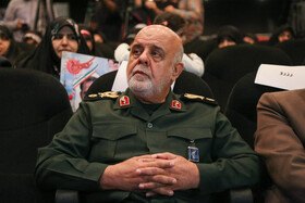 حضور ایرج مسجدی، مشاور عالی فرمانده سپاه قدس در همایش مرد میدان حقوق بشر