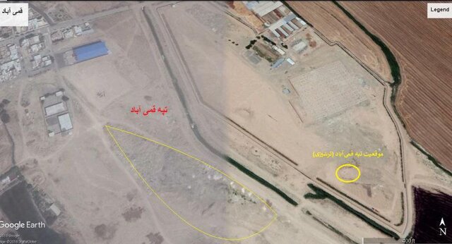 تخریب یک تپه باستانی