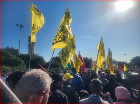 راهپیمایی همبستگی با ملت فلسطین در بیروت