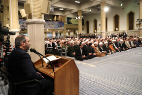 دیدار هزاران نفر از مردم قم با رهبر معظم انقلاب