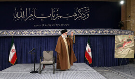 دیدار هزاران نفر از مردم قم با رهبر معظم انقلاب